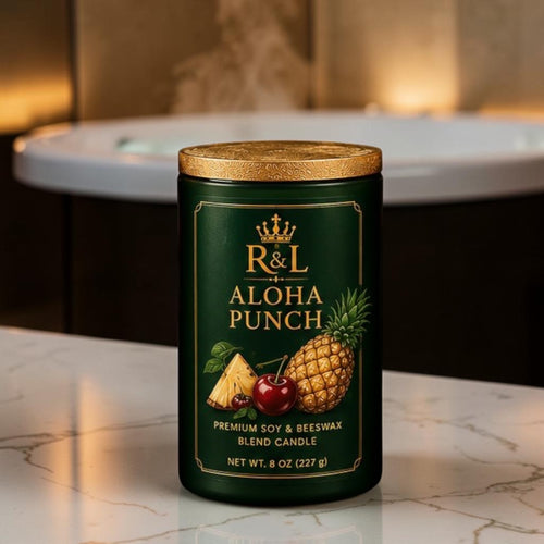 Aloha Punch Candle | Soy & Beeswax Blend | Cherry Fruit Punch & Pineapple
