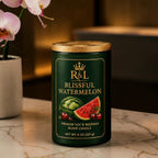 Blissful Watermelon Candle | Soy & Beeswax Blend | Cherry Fruit Punch & Watermelon