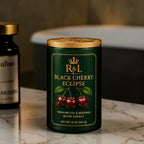 Black Cherry Eclipse Candle | Soy & Beeswax Blend | Deep Black Cherry