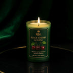 Black Cherry Eclipse Candle | Soy & Beeswax Blend | Deep Black Cherry